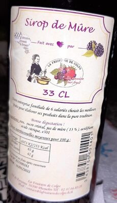 Sirop de mure
