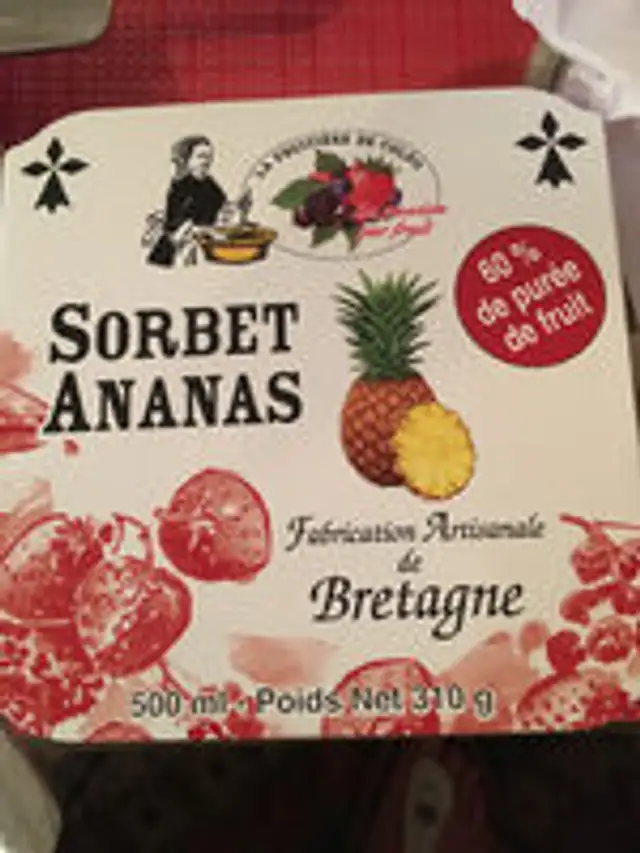 Sorbet ananas