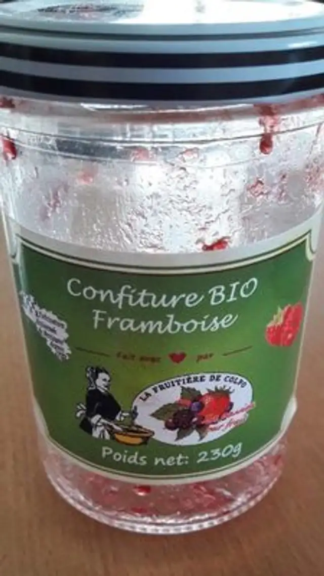 Confiture bio framboise