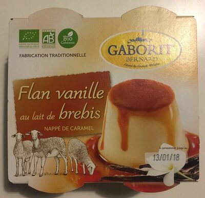 Flan vanille au lait de brebis