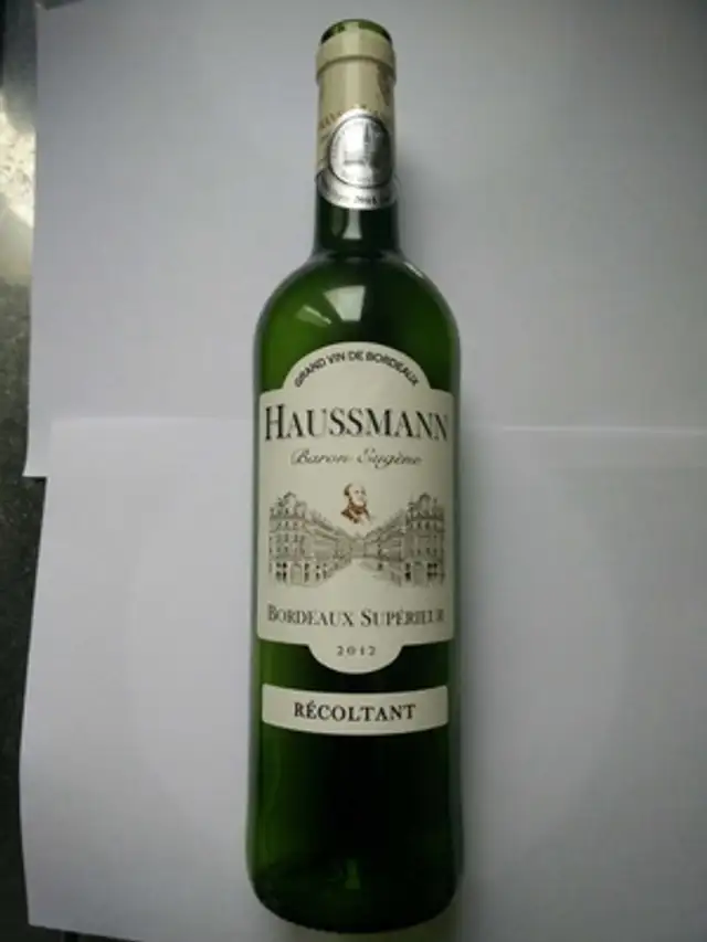 Vin bordeau hausseman 2014