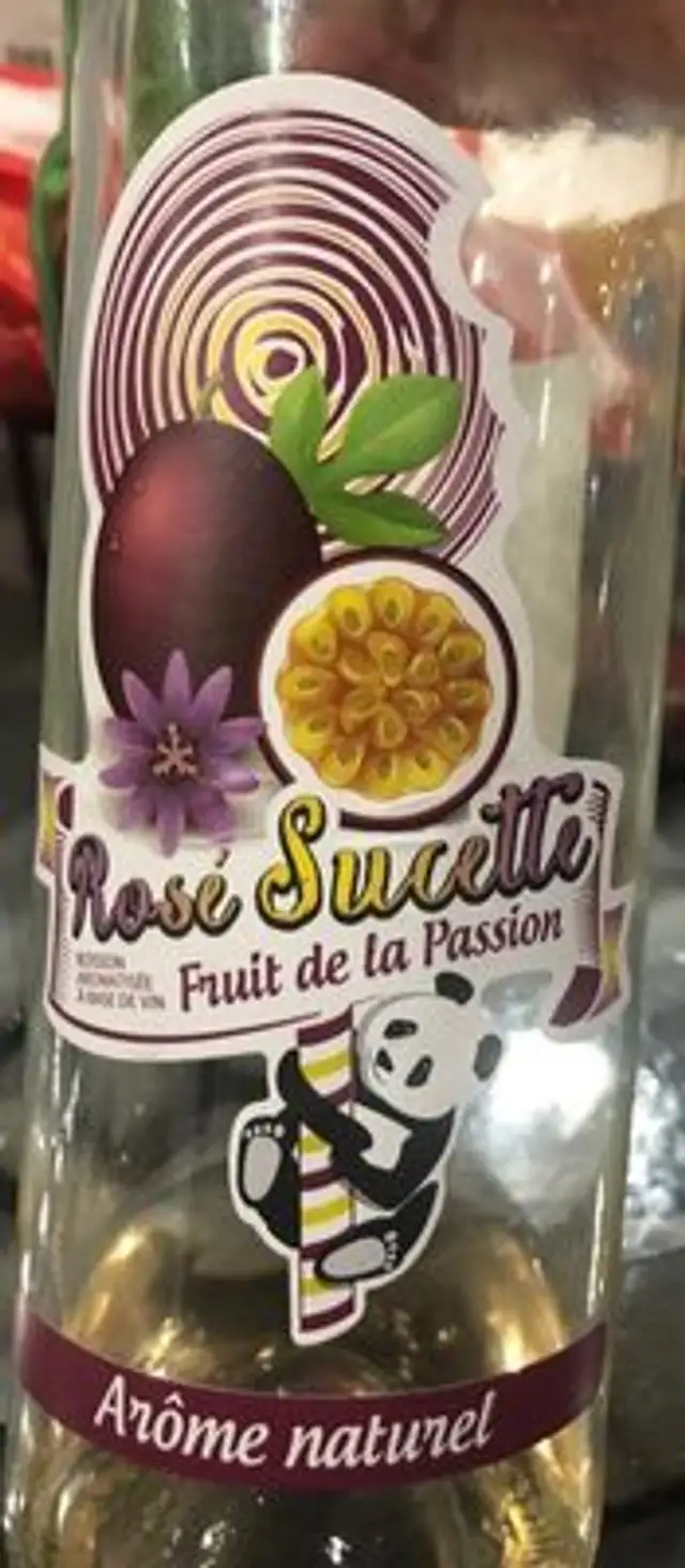 Rosé Sucette Passion Boisson Aromatisée Rosé x1