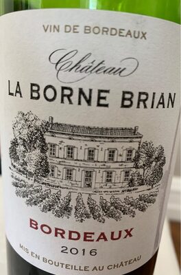 Chateau la Borne Brian front packaging