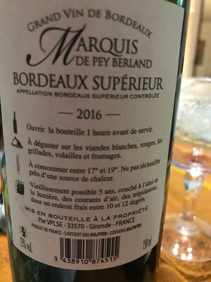 Marquis de Pey Berland