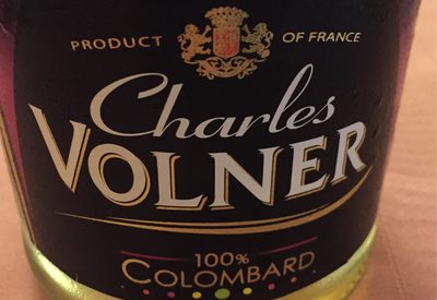 Vin mousseux charles volner 6,5° 75cl cuvé colombard