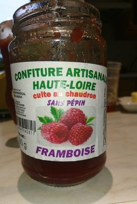 Confiture Framboise front packaging