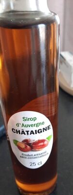 Sirop d'Auvergne chataigne