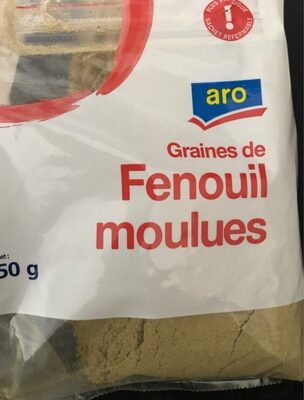Graines de fenouil moulues front packaging