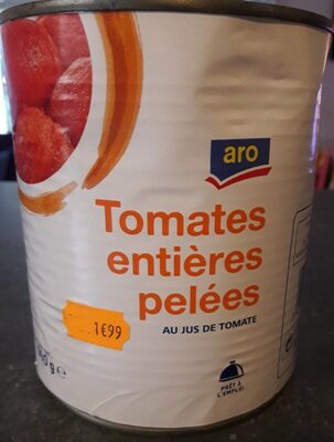 Tomates entières pelées