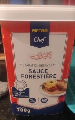 Sauce forestiere front packaging