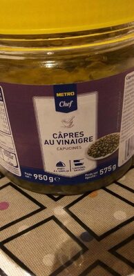 Câpres au vinaigre front packaging