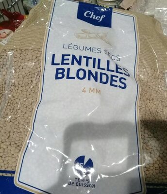 Lentilles blondes