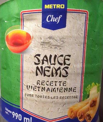Sauce Nems front packaging