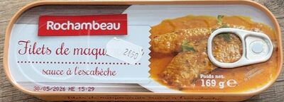 Filets de maquereaux sauce à l'escabèche