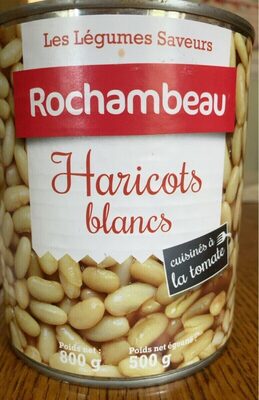 haricots blancs à la tomate front packaging