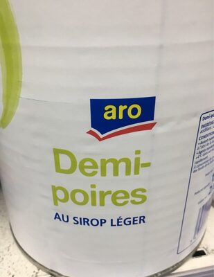 Demi-poires au sirop léger