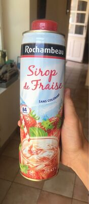 Sirop de Fraise front packaging
