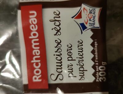 Saucisse Sèche Pur Porc front packaging