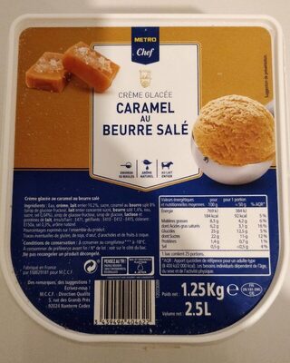 Creme glacée  "Caramel au beurre salé"