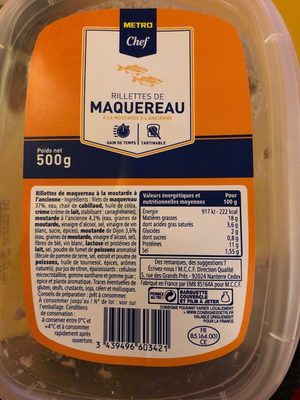 Rillettes de maquereau