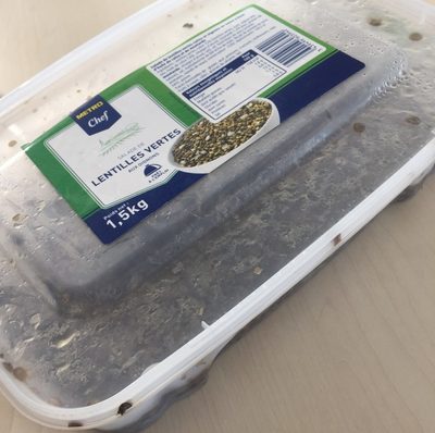 Salade de lentilles vertes aux oignons