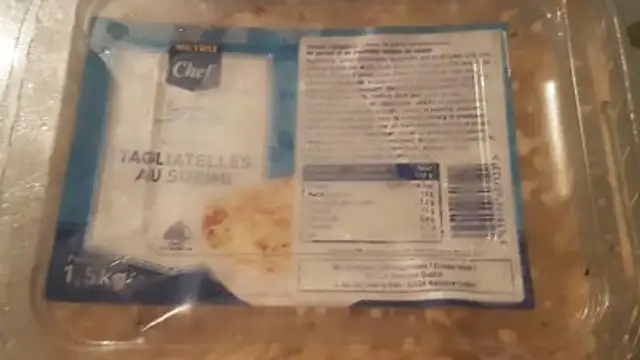 Salade de tagletelles au surimi