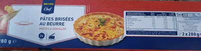 Pâte brisée au beurre front packaging