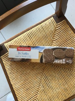 Sablés nappeés au chocolat au lait