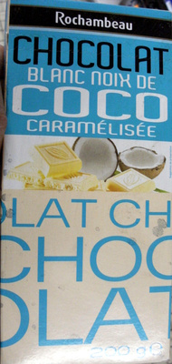 Chocolat blanc noix de coco caramélisée