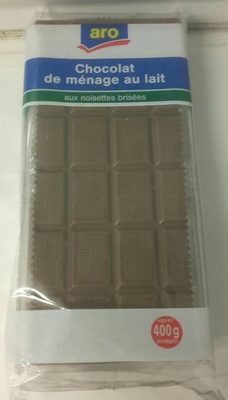 Chocolat de ménage au lait front packaging