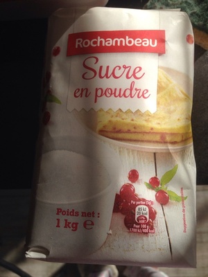 Sucre en poudre front packaging