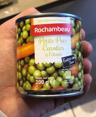 Petits pois carottes à l'etuvée