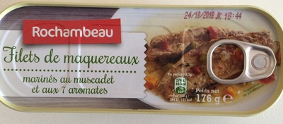 Filets de maquereaux front packaging