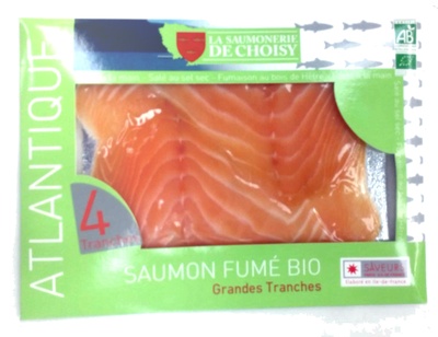 Saumon fumé bio - Grandes Tranches