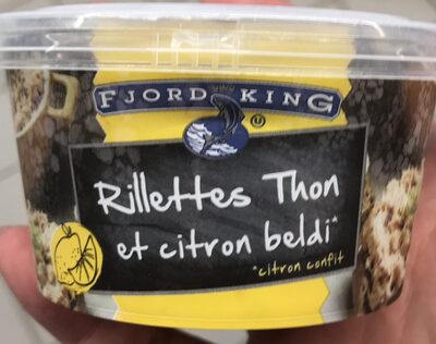 Rillettes thon et citron beldi front packaging