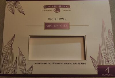 Truite fumée front packaging