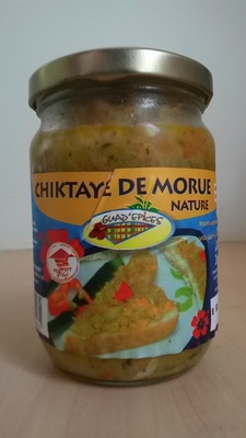 Chiktaye de morue nature front packaging