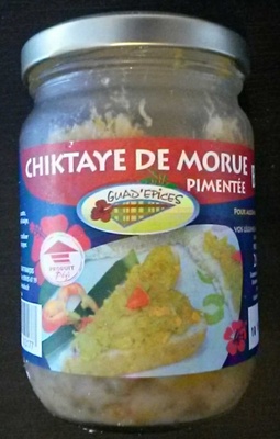 Chiktaye de morue pimentée front packaging