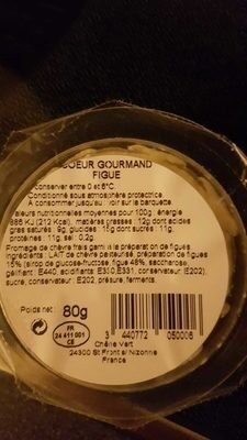 Coeur gourmand figue