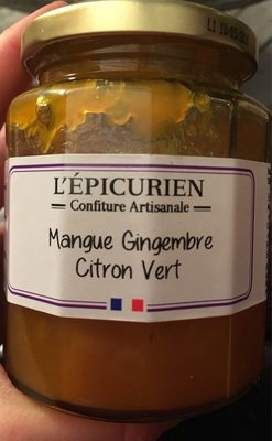 Mangue gingembre citron vert front packaging