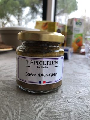 Caviar d’aubergines front packaging
