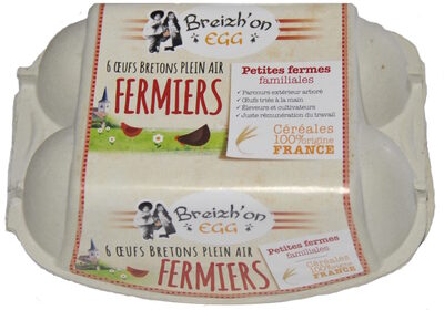 6 oeufs Fermiers Plein air