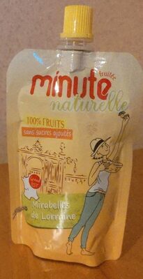 Minute naturelle - gourde Mirabelles