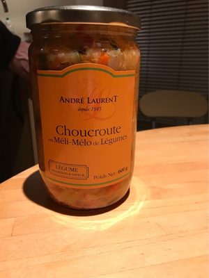 Choucroute en melimelo de legumes front packaging