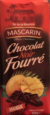 Chocolat noir fourré mangue