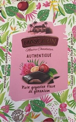 Authentique Noir goyavier fleur de géranium