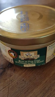 Bloc de foie gras de canard du Sud Ouest