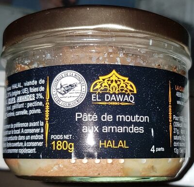 pâté de mouton aux amandes