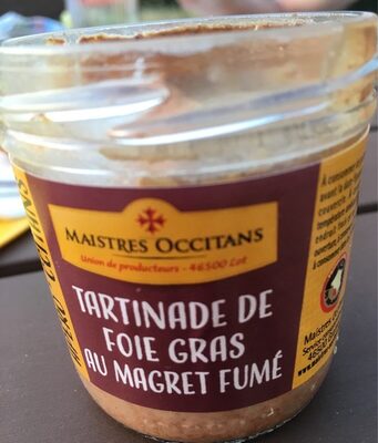 Tartinade de foie gras au magret fumé