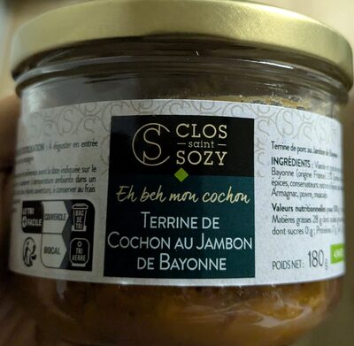 Terrine de cochon au jambon de Bayonne